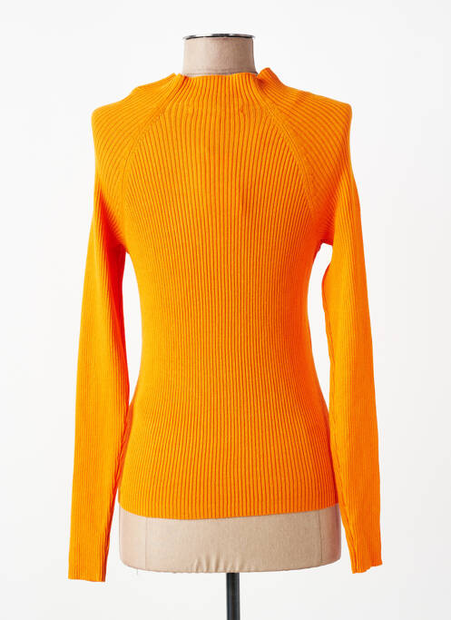 Pulover cu guler înalt mâneci lungi mâneci lungi portocaliu ONLY femme