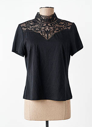 Tricou negru MORGAN femme