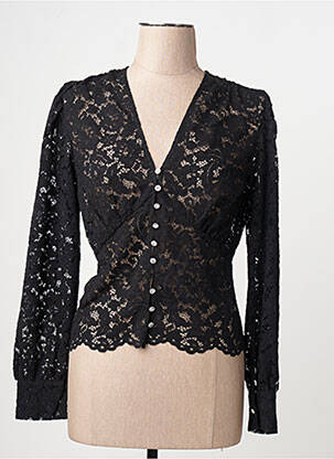 Top negru MORGAN femeie