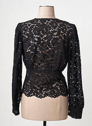 Top negru MORGAN femeie