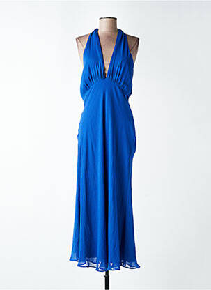 Rochie lungă albastru NAF NAF femme