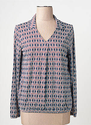 Tricou mâneci lungi mâneci lungi albastru TOM TAILOR femme