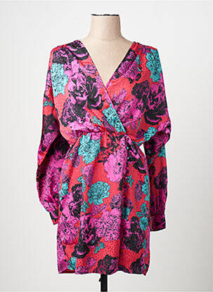 Rochie lungă guler în v roșu VERO MODA femme