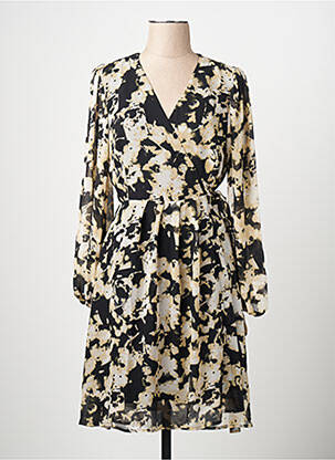 Rochie lungă mâneci lungi mâneci lungi negru VILA femme