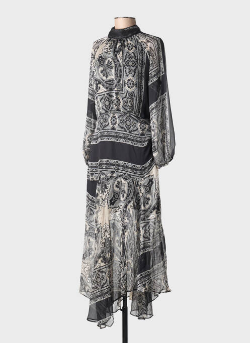 Rochie lungă negru MANGO femme