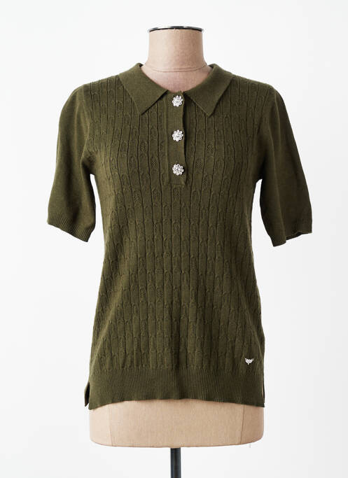 Polo verde LES P'TITES BOMBES femme