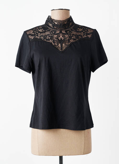 Tricou negru MORGAN femme