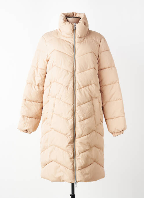 Geacă matlasată guler col înalt bej VERO MODA femme