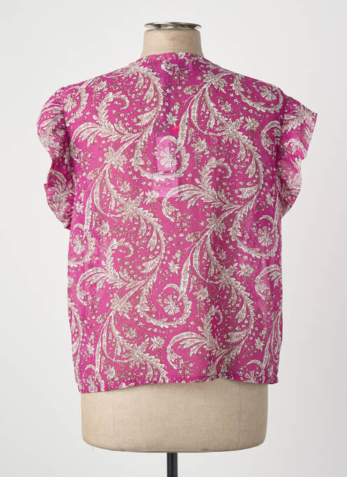 Tricou violet LE TEMPS DES CERISES femme