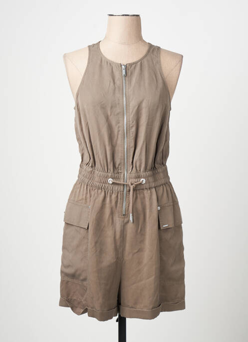 Salopetă scurtă verde SUPERDRY femme