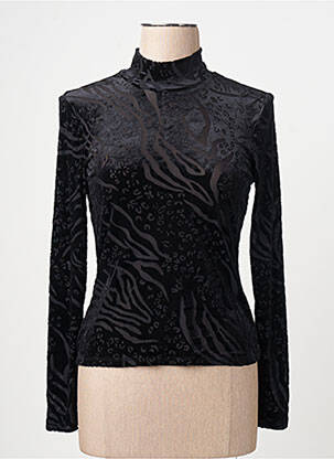 Pulover cu guler înalt negru VERO MODA femeie