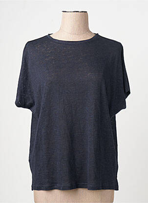 Tricou albastru MANGO femeie