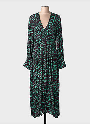 Rochie lungă verde MANGO femeie