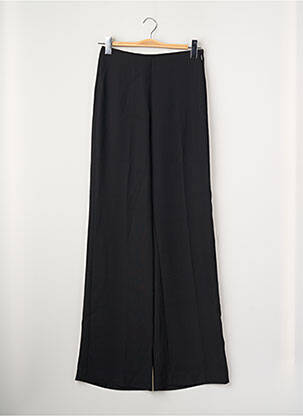 Pantalon larg negru MANGO femeie
