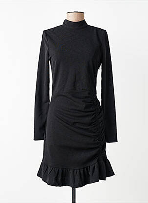 Rochie lungă negru MORGAN femeie