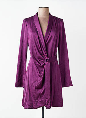 Rochie midi violet MANGO femeie