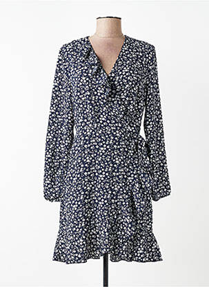 Rochie midi mâneci lungi mâneci lungi albastru ONLY femeie