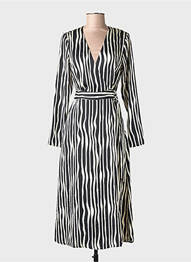 Rochie lungă negru MANGO femme