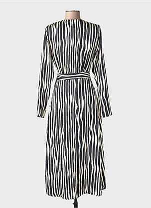 Rochie lungă negru MANGO femeie