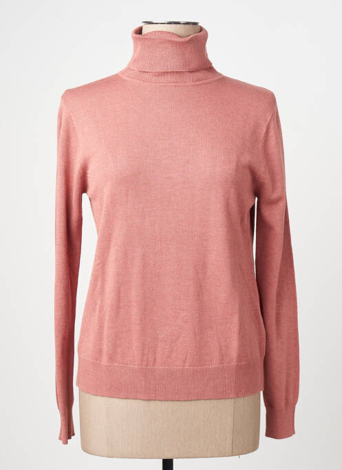 Pulover cu guler înalt maro TOM TAILOR femme