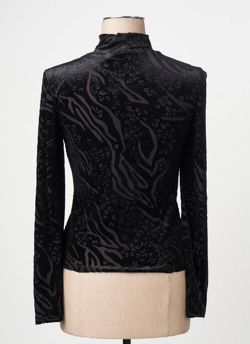 Pulover cu guler înalt negru VERO MODA femme