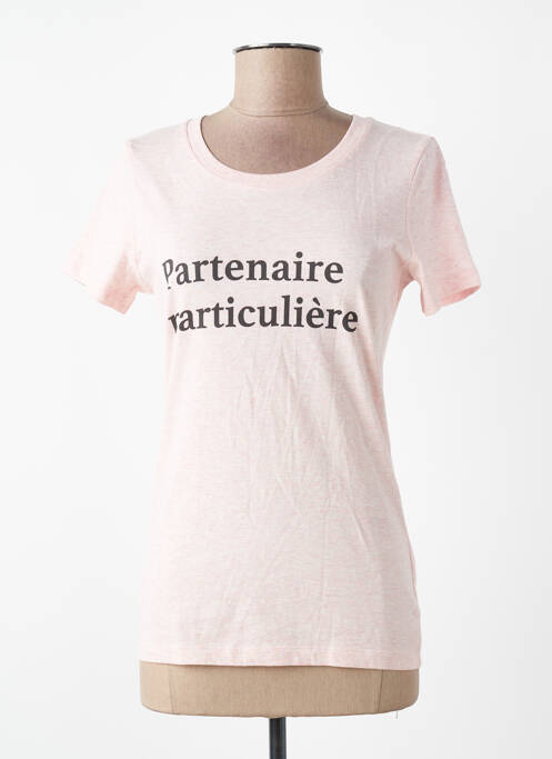 Tricou roz MONSIEUR TSHIRT femme