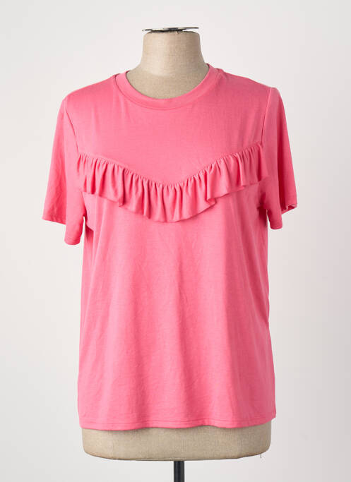 Tricou roz PIECES femme