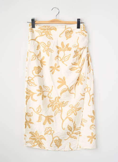 Fustă midi bej MANGO femme