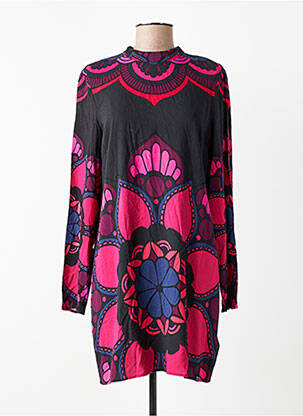 Rochie midi roz SUPERDRY femeie