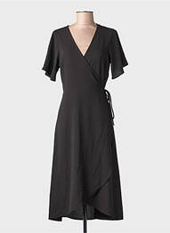 Rochie scurtă guler în v negru VERO MODA femeie