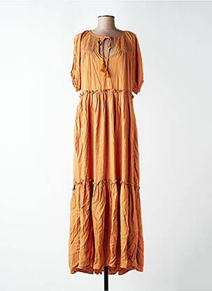 Rochie scurtă portocalie MOLLY BRACKEN femeie