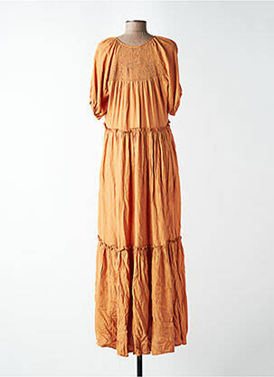Rochie scurtă portocalie MOLLY BRACKEN femeie