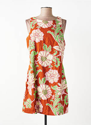 Rochie scurtă maro MANGO femeie