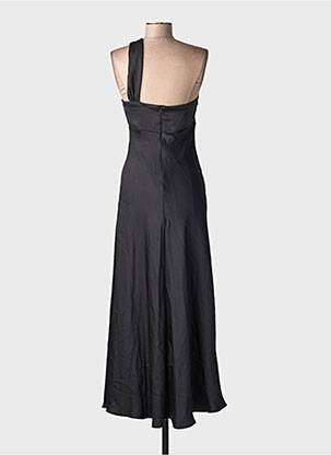 Rochie lungă negru MANGO femeie
