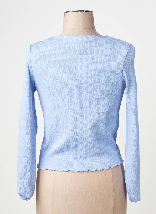 Vestă cu mâneci lungi albastru MANGO femme