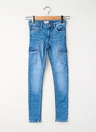 Blugi cu croială slim conic albastru ONLY fille