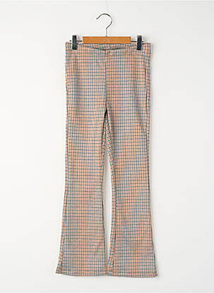 Pantalon larg bej ONLY fată
