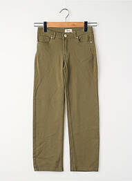 Pantalon larg verde ONLY fată