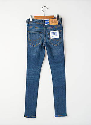 Blugi cu croială slim albastru JACK & JONES băiat