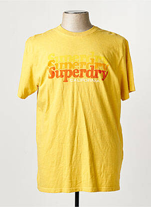 Tricou galben SUPERDRY bărbat