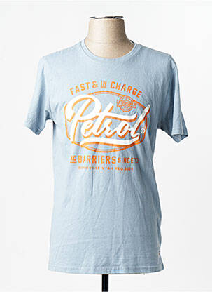 Tricou albastru PETROL INDUSTRIES homme