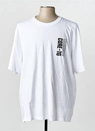 Tricou guler rotund alb JACK & JONES bărbat