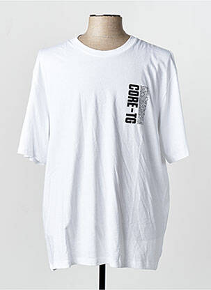 Tricou guler rotund alb JACK & JONES homme