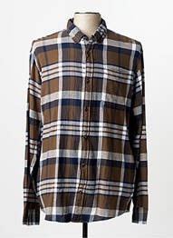 Cămașă cu mâneci lungi maro JACK & JONES bărbat