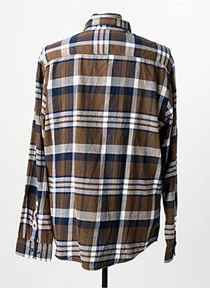 Cămașă cu mâneci lungi maro JACK & JONES bărbat