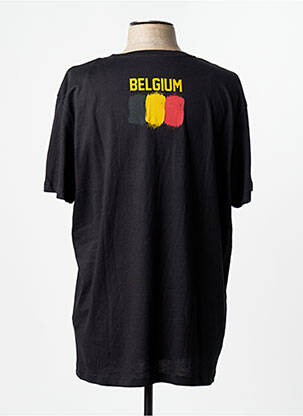 Tricou croială dreaptă negru JACK & JONES bărbat