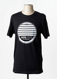 Tricou negru JACK & JONES bărbat
