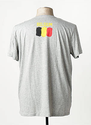 Tricou croială dreaptă gri JACK & JONES bărbat