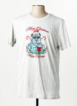 Tricou alb JACK & JONES homme