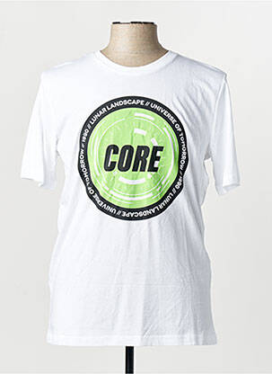 Tricou croială dreaptă mâneci scurte alb JACK & JONES bărbat